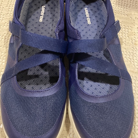 Lands End Navy Blue Casual Shoes, Size 11B - Picture 2 of 8